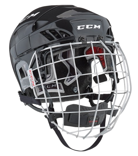 Helmet with face cage